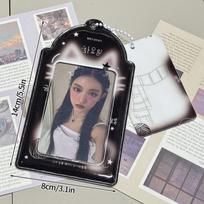 Kpop Photocard Holder Binder Photocards Frames Idol Cards Display Stand Keychain for Bags Kpop Cards Collect Book