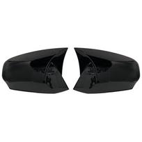 For Renault Fluence 2011-2015 Car Rearview Side Mirror Cover Wing Cap Sticker Exterior  Door Rear View Case Trim Carbon Fiber