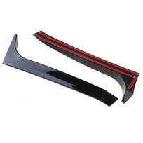2pcs Rear Window Side Canard Spoiler Splitter Wing Black For Golf 6 MK6 GTI/GTR/GTD 2008-2013 Decoration China Mainland