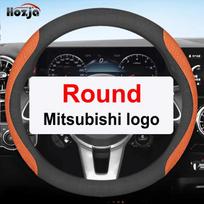 Leather Car Steering Wheel Cover for Mitsubishi eK X EV   2024 Breathable Non-slip Auto Accessories 9