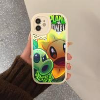 P-Plants Vs Z-Zombies GAME Phone Case Hard Leather For IPhone 16 15 14 13 12 Mini 11 14 Pro Max Xs X Xr 7 8 Plus Fundas iphone XR