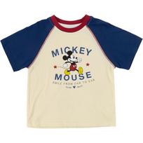 Disney Kids' Mickey Mouse Print Cotton Short Sleeve T-Shirt 110/56