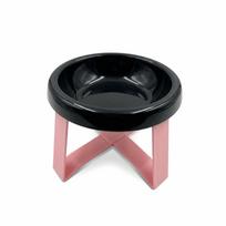 Easy Clean Large Diameter Elevated Cat Bowl Anti-spill Anti-knock High Foot Bowl Anti-choke Anti-leakage Water Bowl Indoor Use