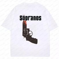 The Sopranos T Shirt Classic TV Show Men's Short Sleved Oversized T Shirt Crewneck Casual Funny Graphic Printed Tee S įvairiaspalvis