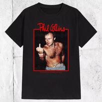 Vintažiniai 90-ųjų Phil Collins marškinėliai S įvairiaspalvis