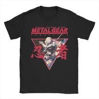 Gray Fox Option C Metal Gear Solid T-Shirts Men  Funny Pure Cotton Tees O Neck Short Sleeve T Shirt Printing Clothes S įvairiaspalvis