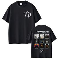 Rapper The Weeknd Xo Album Graphic 2026 T-shirt Men and Women Summer Cotton Clothing Casual Fashion Round Neck Short Sleeved Tee S įvairiaspalvis