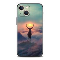 Deer Hunting Camo For iPhone 11 12 13 15 16 14 Pro Max Phone CaX XR XS 7 8 Plus 2020 Luxury Black Soft Silicone Cover Funda For iPhone 7 8 SE