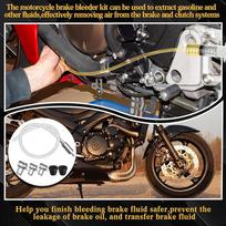 Motorcycle Hydraulic Brake Bleed Kit 100Ml Syringe 50Cm Hose Universal For Motorbikes Scooters