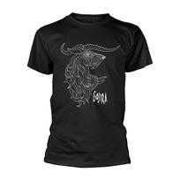 Gojira Horns Black Unisex T-shirt S įvairiaspalvis