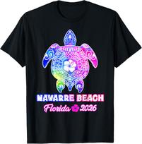 Navarre Beach Florida 2026 Sea Turtle Summer Vacation Group T-Shirt S įvairiaspalvis