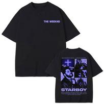 Rapper The Weeknd Album Merch T-shirt Men Women Hip Hop Vintage Short Sleeve T-shirts Summer Fashion Oversized T Shirts S įvairiaspalvis