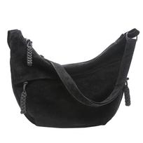Retro Crossbody Messenger Bags For Women Faux Suede Pure Color Big Capacity Shoulder Hobo Bag 2026 Winter Latest Ladies Handbags 40x24x5cm juoda