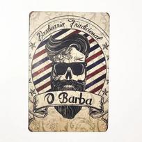 Mfoever Barber Shop Vintage Tin Sign College Dorm Metal Plate Decoration Plaque Poster Cafe Bar Wall Home Decor cm (as the picture,20x30cm)