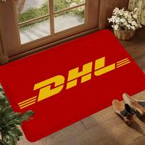 Fashion Logo D-DHL Room Mats Retro Multiple Choice Living Room Kitchen Rug Non-Slip Welcome Rug 40cm x 60cm
