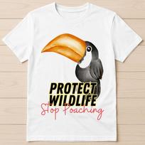 Toucan Protect Wildlife Stop Poaching Nature Animal Gift Tee T Shirt 2918 XL
