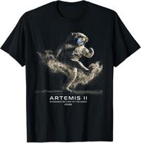 Astronaut Artemis Mission to The Moon 2026 Rocket Artemis 2 T-Shirt S įvairiaspalvis