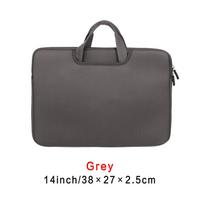 Zipper Large Capacity Computer Sleeve Case Notebook Cover Shockproof Laptop Handbag For Laptop Tablet MacBook Air Pro Retina 13 inch pilka