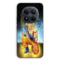 Coque - MANIACASE - Xiaomi Redmi Note 15 Pro 5G - Silicone TPU - Motif Goku genou à terre - Noir juoda