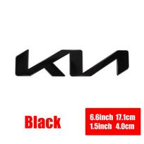 Car Front Head Hood Bonnet Emblem Rear Tail Bumper Trunk Sticker For KIA Sportage Ceed Sorento Cerato Optima Picanto Rio Soul K3