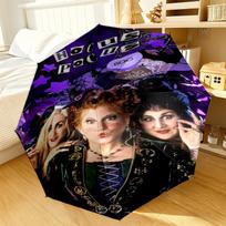 Hocus witch Halloween Magic Umbrella 8-Frame for Travel, camping, Casual Lightweight Portable Umbrella, Essential for every family Holidays Gift