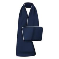 Waterproof Adult Bib Soft Saliva Towel Clothing Protectors for Elderly  Feeding Nursing tamsiai mėlyna spalva