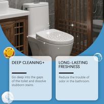 Toilet Cleaning Tablets, Removes Toilet Odors And Stains, Provides Regular Maintenance For A Clean And Shiny Finish Cleaner. 1pcs