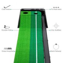3M Indoor Practice Putting Mat Golf Putting Trainer Automatic Ball Return Golf Turf Golf Putter Training Set