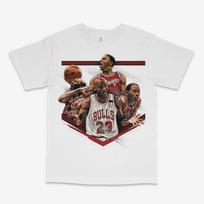 MJ Goat Moments White Tee S įvairiaspalvis