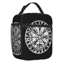 Viking Runes Thor Mjolnir Resuable Lunch Box Norse Valhalla Odin Cooler Thermal Food Insulated Lunch Bag School Children Student S įvairiaspalvis