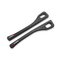 2Pcs Car Seat Gap Filler Side Seam Plug Strip Leak-proof Filling Strip for Mitsubishi RALLIART Eclipse Outlander Center Hub Cap juoda