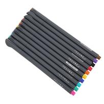 10PCS 5.91in Fine Line Markers Fiber Nib Ultra Fine Color Liner Pens Slim Body Vivid Ink Watercolor Line Pens Daily Painting