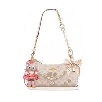 COACH shoulder bag [Customized bag] Teri 24 classic presbyopic Logo zipper closure, pendant, scarf, bow, printing, extension Xingchenhai basic model balta
