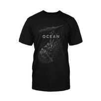 ZX New The Ocean Band Graphic Cotton Tshirt Unisex Summer Short Sleeve Fashion Brand Tee Luxury Casual Vintage Retro M