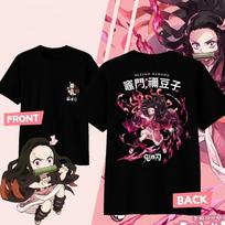 Anime Demon Slayer Nezuko Kamado Printed Tshirt Mens and Womens Tshirt Mens Top Sports Tshirt 2026 Summer New Tee S