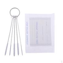 5pcs Airbrush Cleaning Brushes Spray 10pcs Cotton Swabs