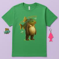 Trippi Troppi Meme Shirt Funny Fish Bear – Italian Brainrot Graphic Tee S