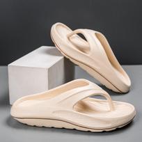 Men'S Flip Flops Outdoor Indoor Slippers Comfortable Thick Soft Sole Slide Men Beach Sandals Non-Slip Bathroom Home Men Slippers 40