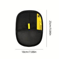 Large Static Pet Grooming Gloves Upgraded Hair Remover Gloves Black Yellow Accents Dog Cat Supplies