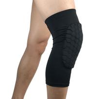 1PCS Honeycomb Basketball Knee pads Leg Sleeves Cellular Football Volleyball Soccer Kneepad Calf Support Ski Cycling Leg warmer M juoda