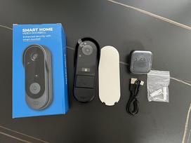 Belaidis išmanusis vaizdo durų skambutis su dvipusiu domofonu M15 Doorbell