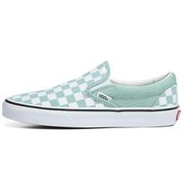 Vans Classic Slip-On Canvas Checkboard Low Top Skate Shoes Unisex sportbačiai mėlynai balti VN0A7Q5DH7O 35