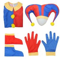 Magic Number Circus Pamney Clown Bodysuit onesie suit cosplay costume 110 yards