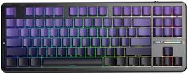 AULA Gasket F87 Pro Keyboard Black Purple, KEYAULAUF87P_PBG_GW4_E