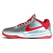 Caitlin Clark x Nike Zoom Kobe 5 Protro Rookie of the Year Unisex Sneakers Silver Metallic-Silver University-Red IV2712-001 40.5