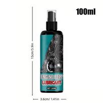 Belt Dressing Noise Reduction Quick-Dry Lubricant 100ml Car Squeak Belt Dressing Spray for Timing Drive Rubber AC Compressor
