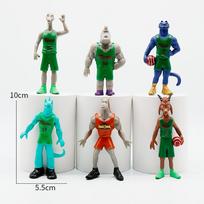 Movie GOAT Figure 6PCS/Set Basketball Dream Goat Figures Pvc Collection Statue Room Ornament Model Figurine Dolls Kid Toys Presents