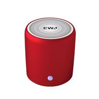 EWA A107 Bluetooth Speaker Portable Wireless Speaker TWS Technology Stainless Steel Bluetooth 4.2 MP3 Player Mini Speaker 0.39"(10mm) raudona