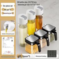 Biaoxing Glass Kitchen Seasoning Set