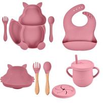 Baby & Toddler Adjustable Bibs 10 Pack, BPA-Free Silicone, 6 Months+, Pink